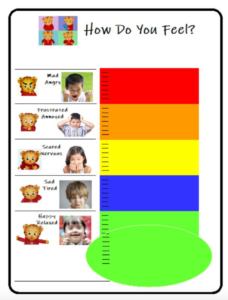 Children with different emotions